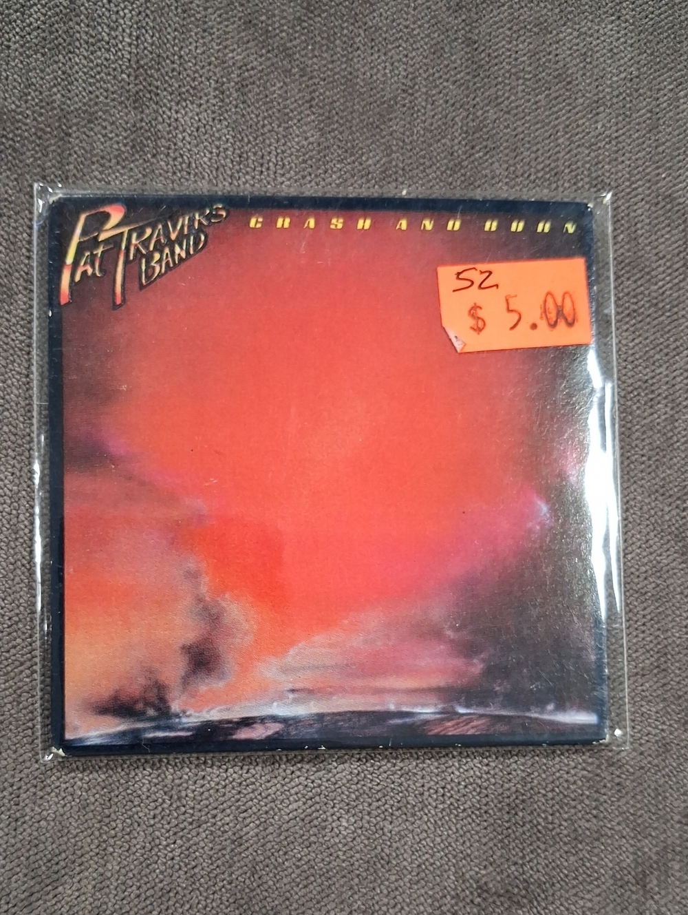 Vintage Pat Travis Band Chu Bops Miniature 80s Cardboard Album Cover ONLY G
